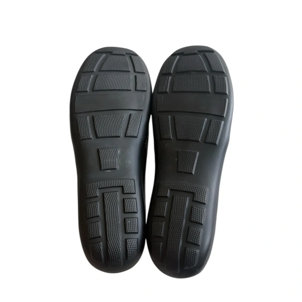 Natural Soul Black Leather Women’s Flats Shoes Size 9
